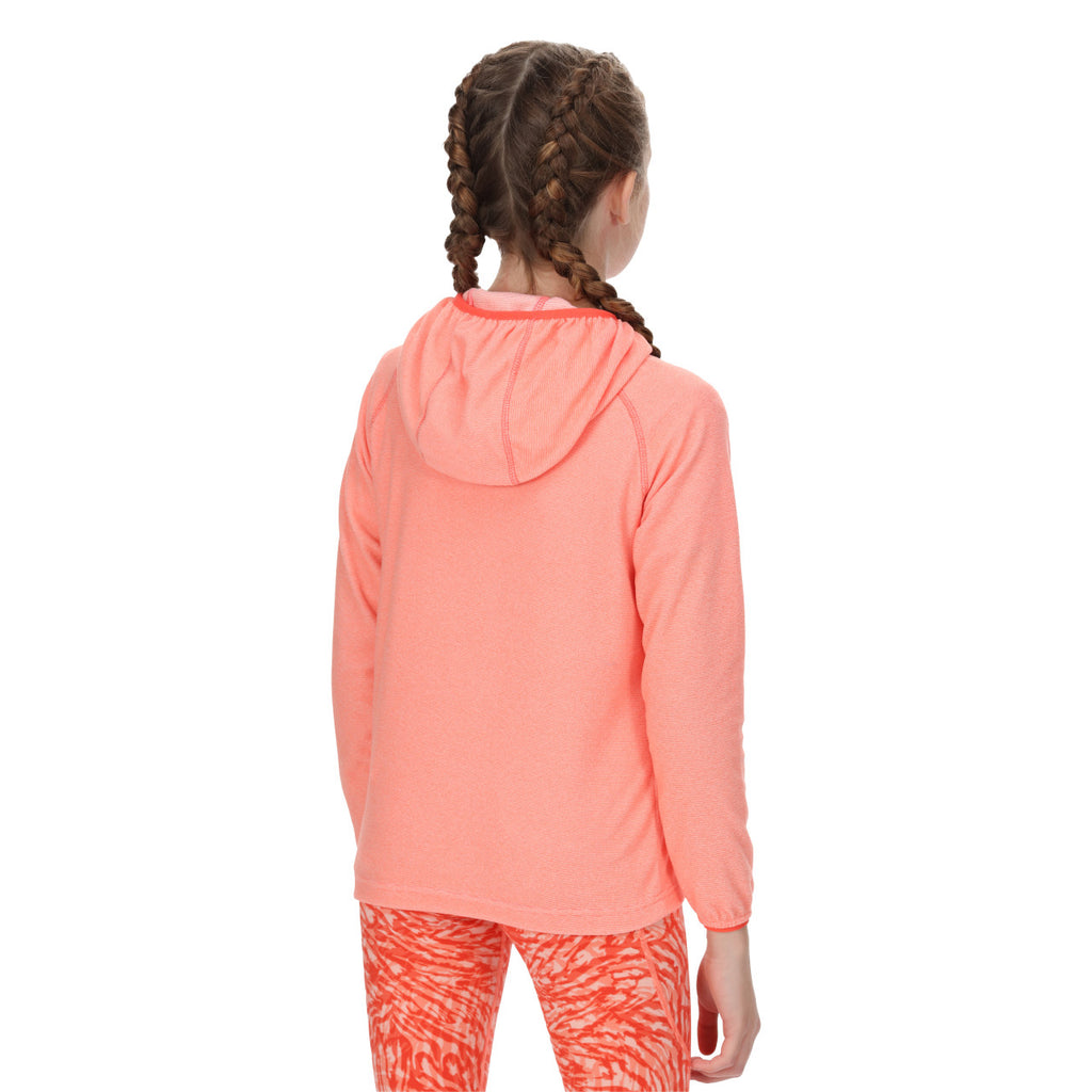 Regatta Kid's Loco Hoody Fusion Coral