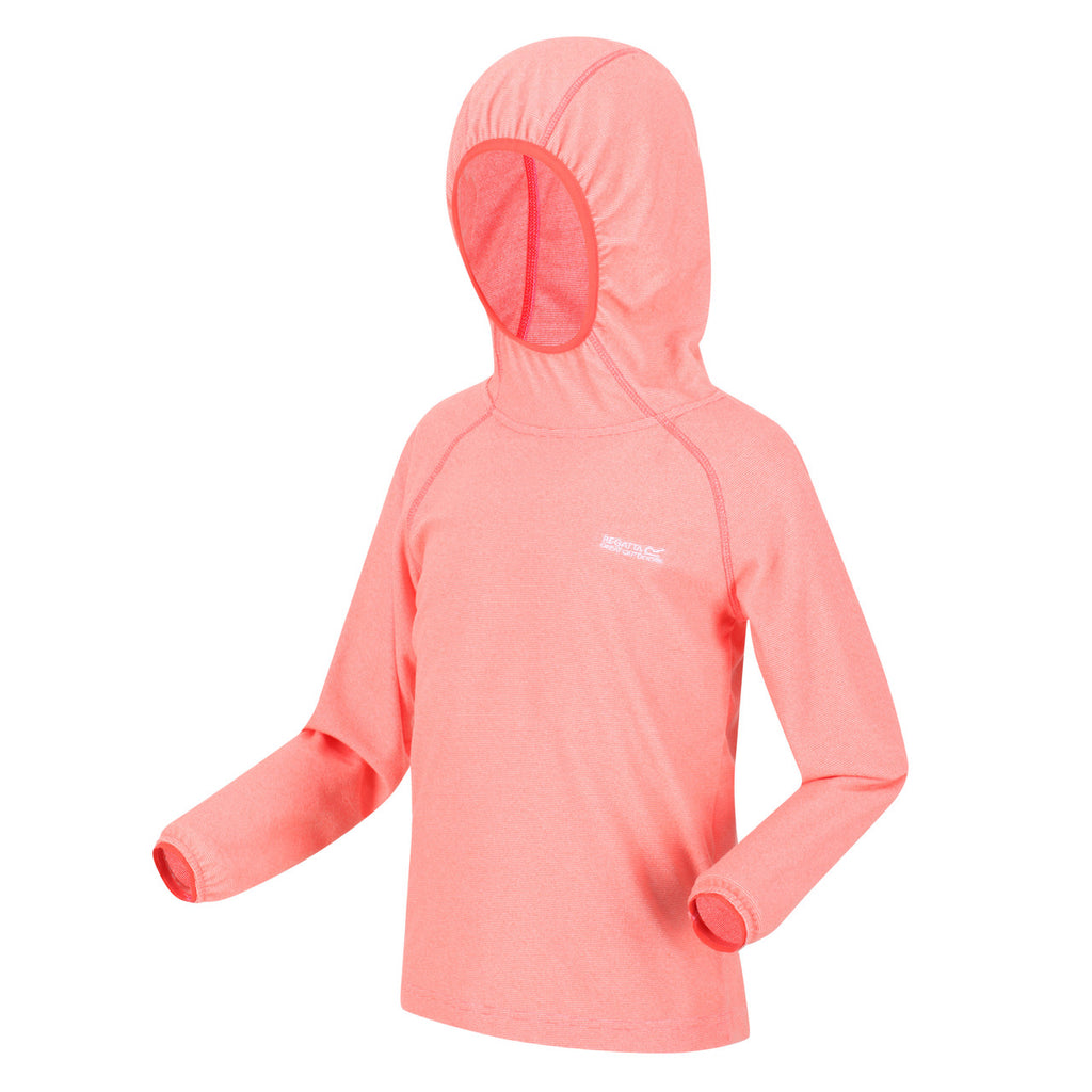 Regatta Kid's Loco Hoody Fusion Coral