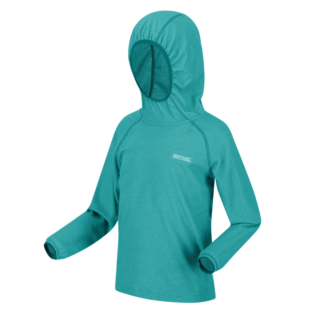 Regatta Kid's Loco Hoody Turquoise White