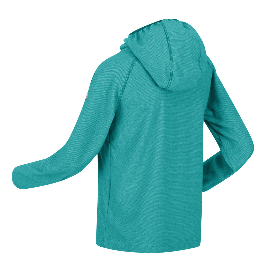 Regatta Kid's Loco Hoody Turquoise White