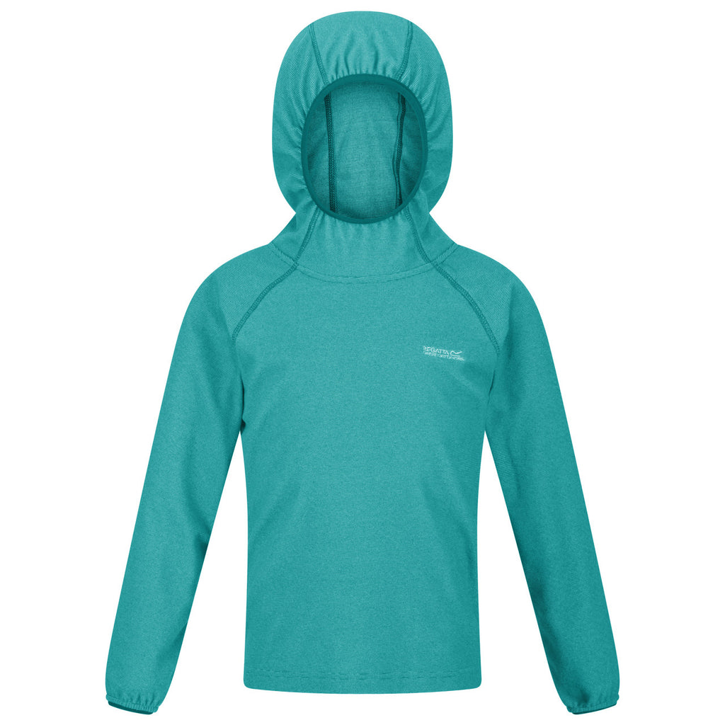 Regatta Kid's Loco Hoody Turquoise White