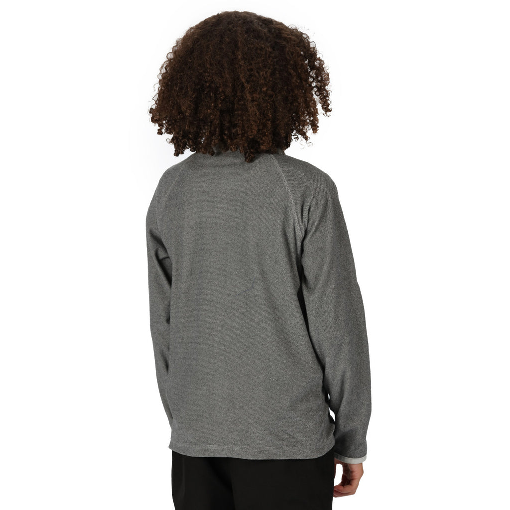 Regatta Kids Grey Loco Half Zip Fleece