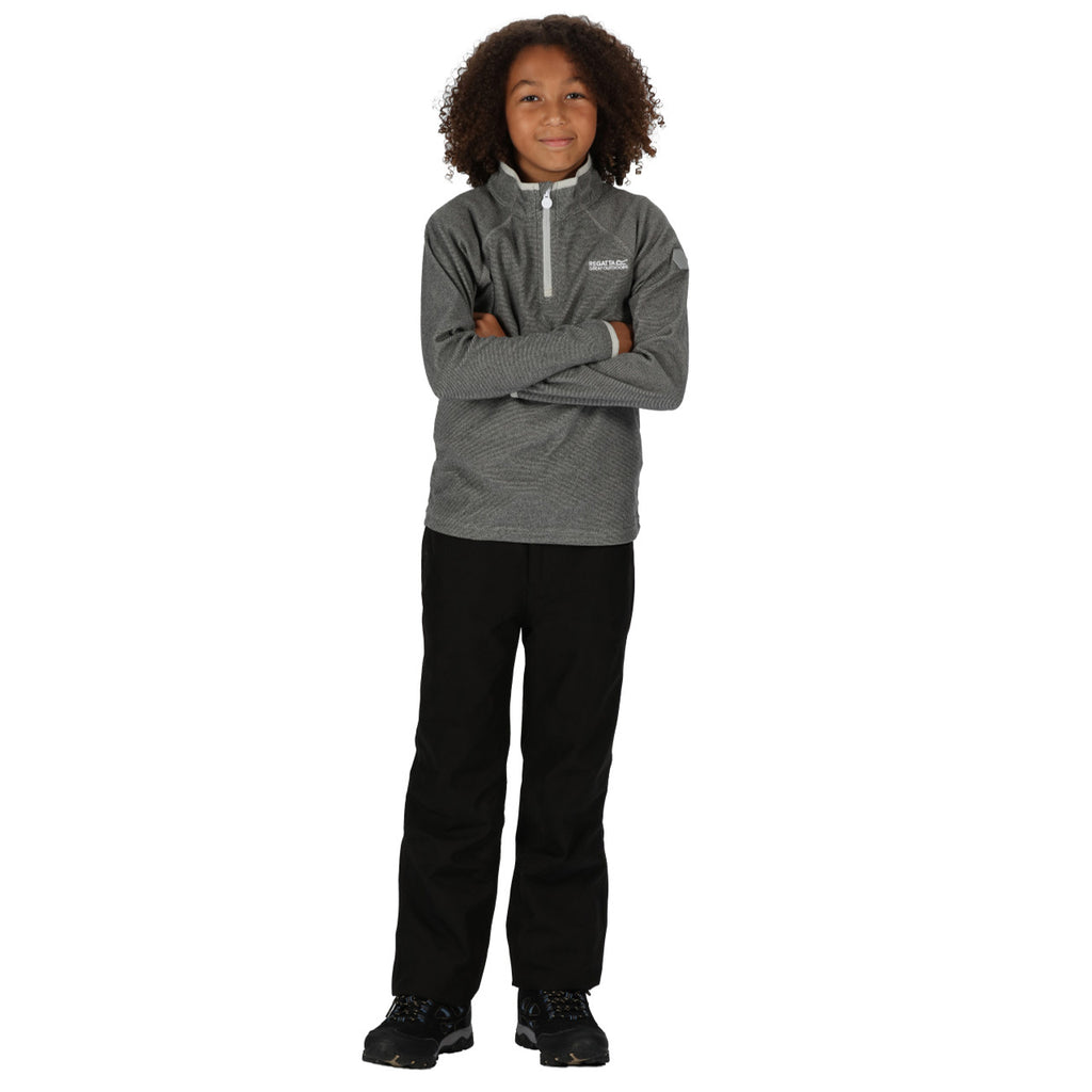 Regatta Kids Grey Loco Half Zip Fleece