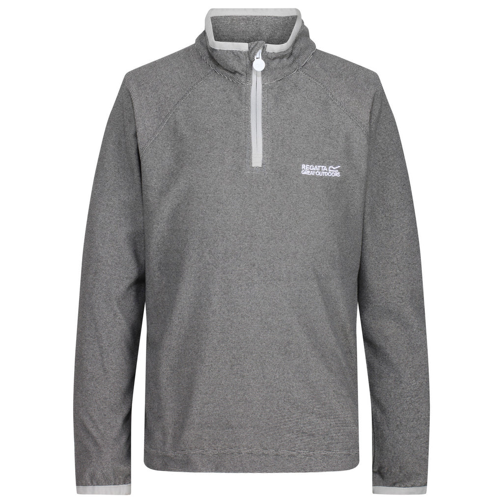 Regatta Kids Grey Loco Half Zip Fleece