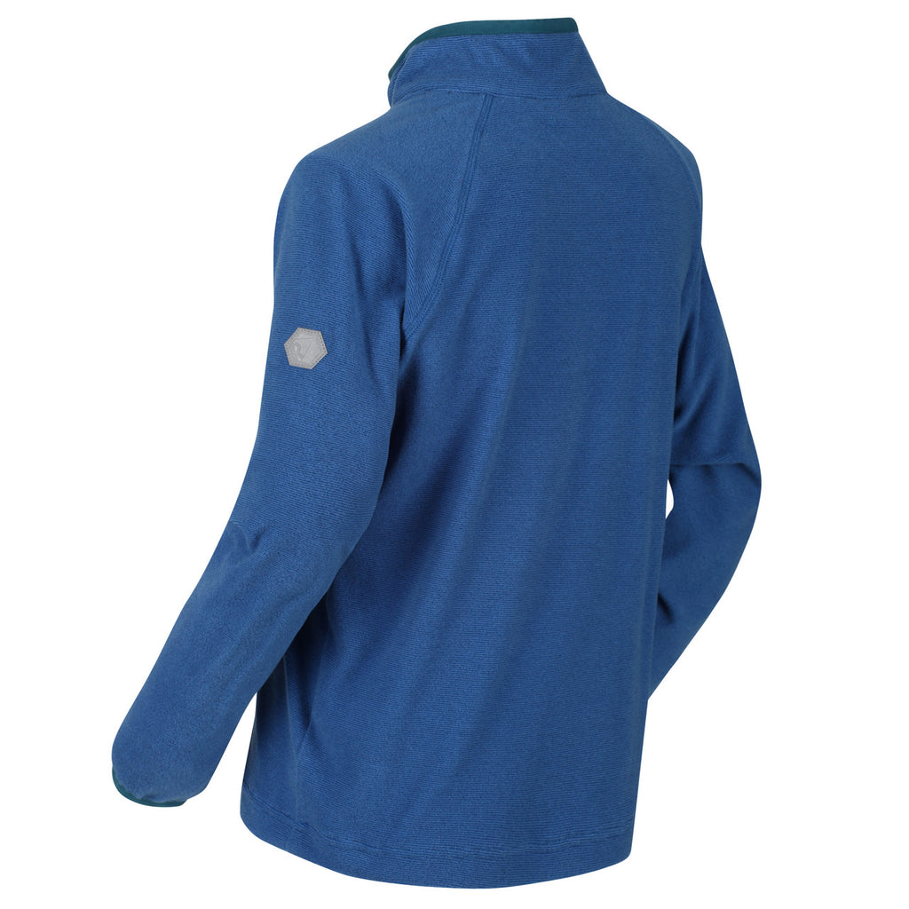 Regatta Kids Blue Loco Half Zip Fleece