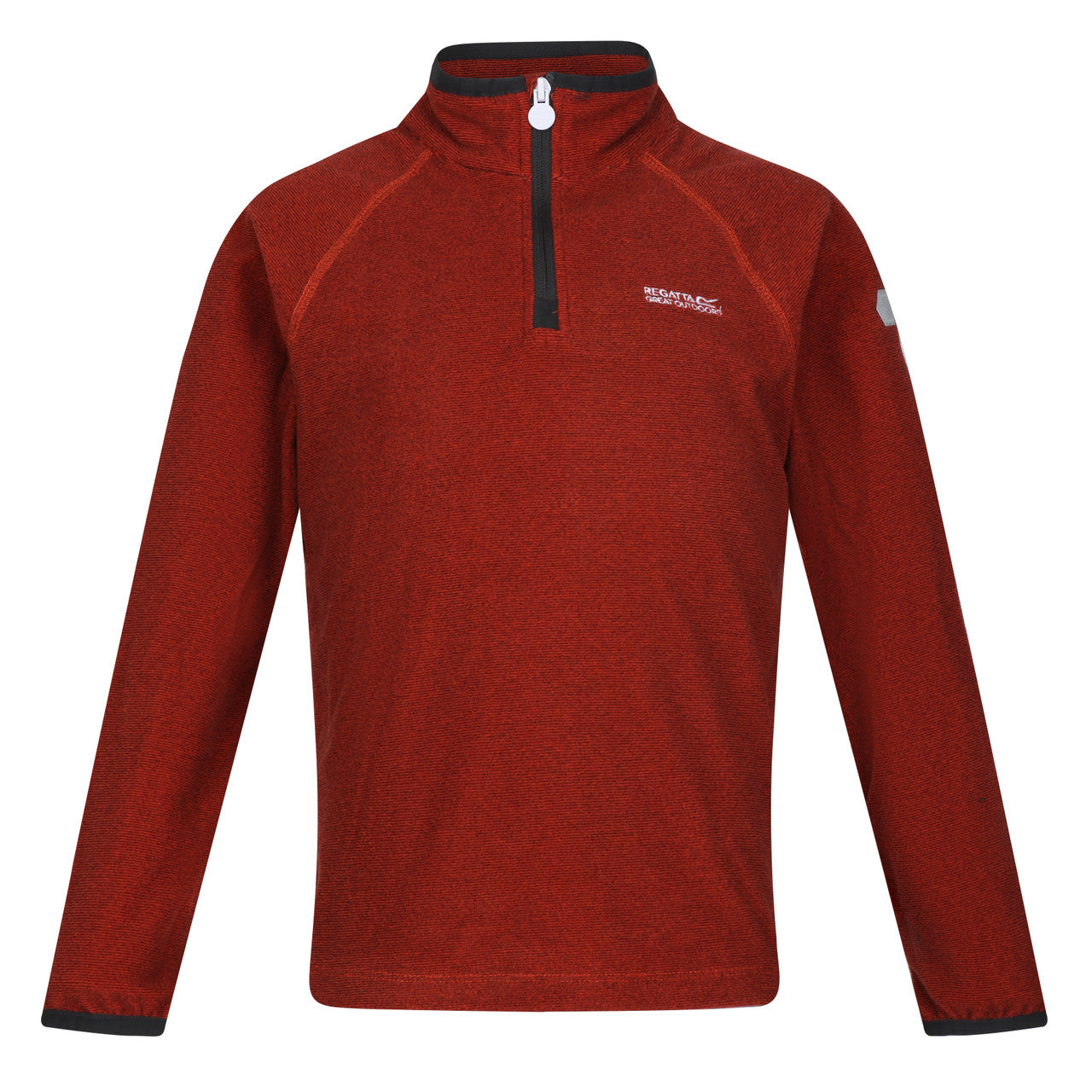 Regatta Kids Orange Loco Half Zip Fleece