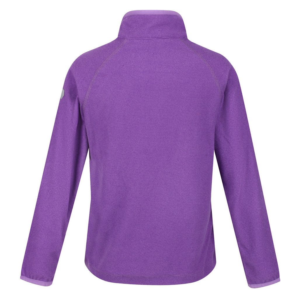 Regatta Kids Purple Loco Half Zip Fleece