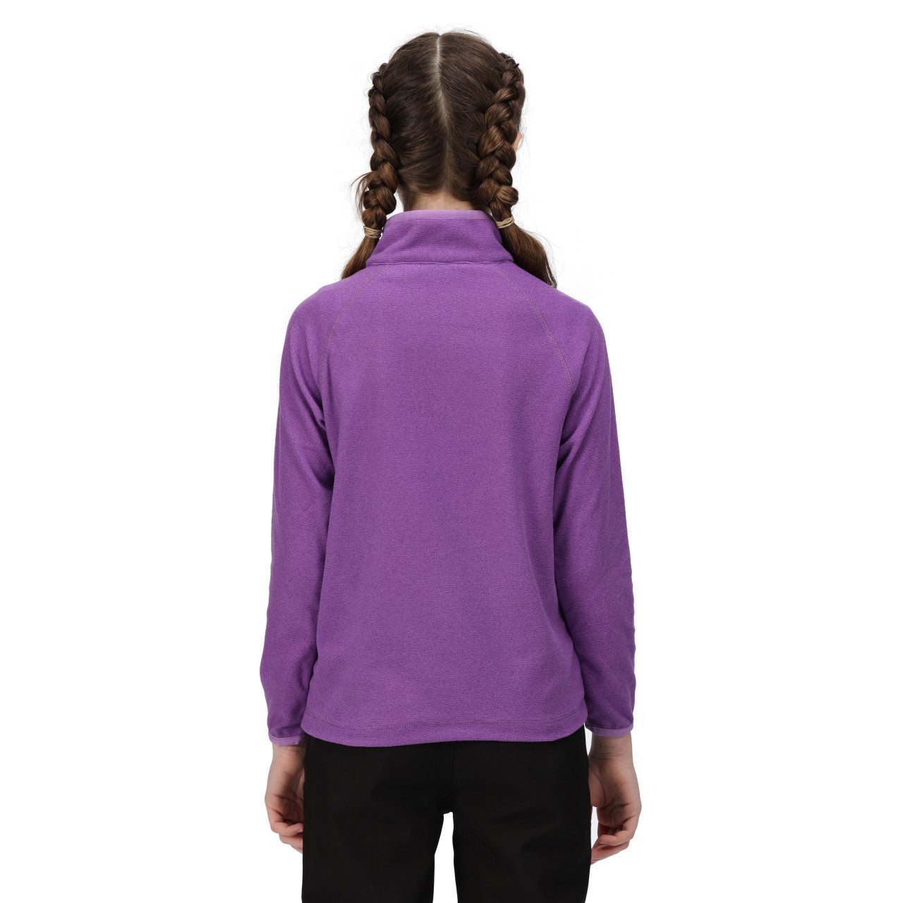 Regatta Kids Purple Loco Half Zip Fleece
