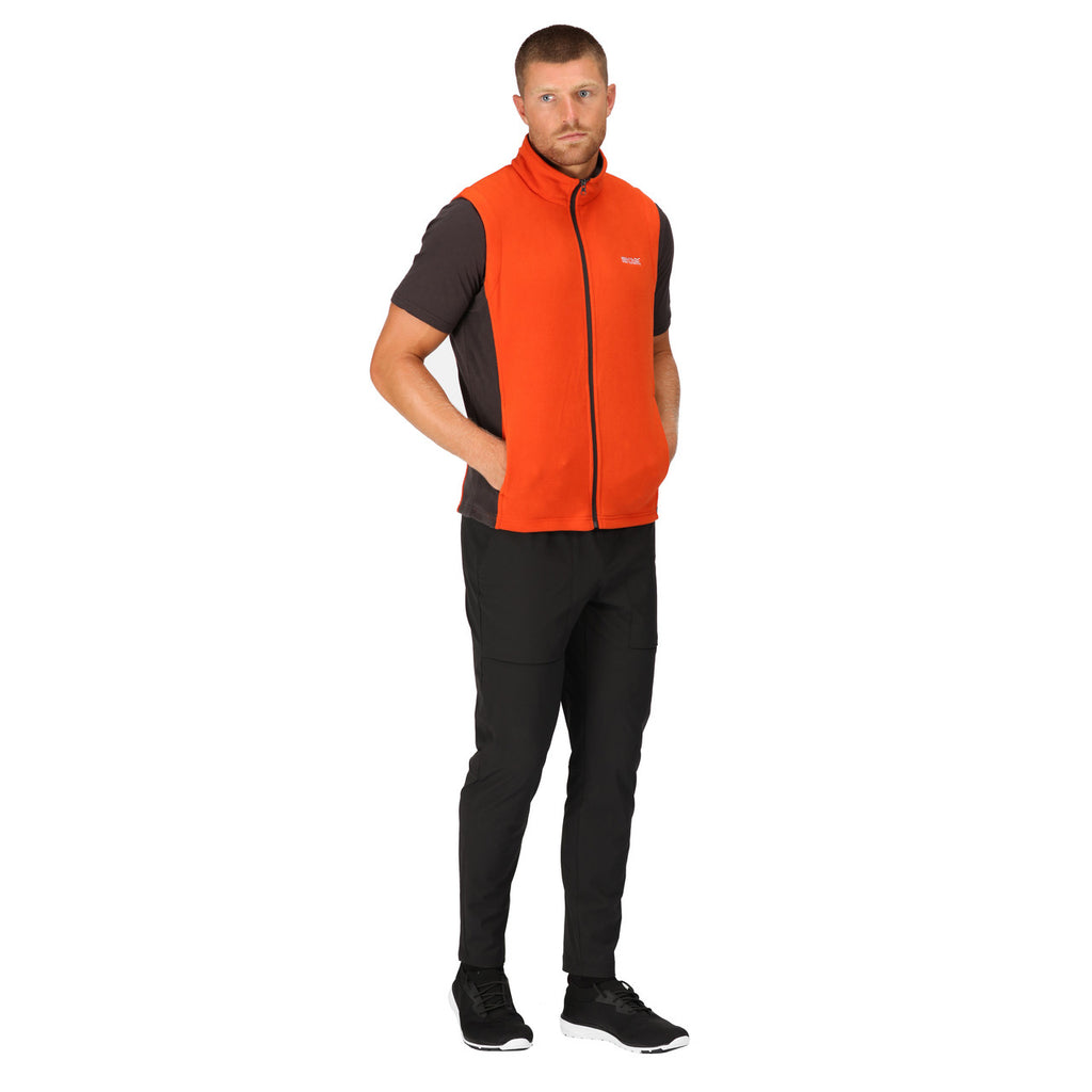 Regatta Men's Tobias Lightweight Bodywarmer Fleece Rusty Orange
