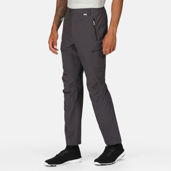 Regatta Mens Highton Walking Hiking Trousers Seal Grey