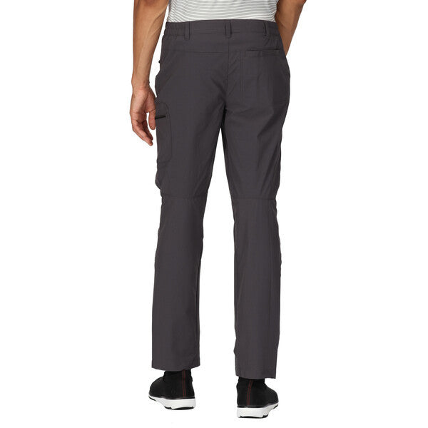 Regatta Mens Highton Walking Hiking Trousers Seal Grey