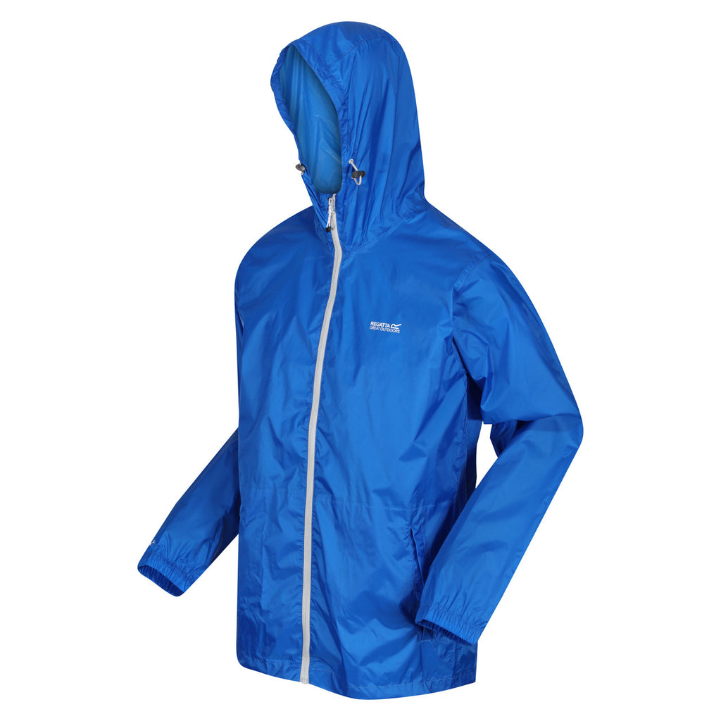 Regatta Men's Pack It Jacket Waterproof Rain Coat Oxford Blue