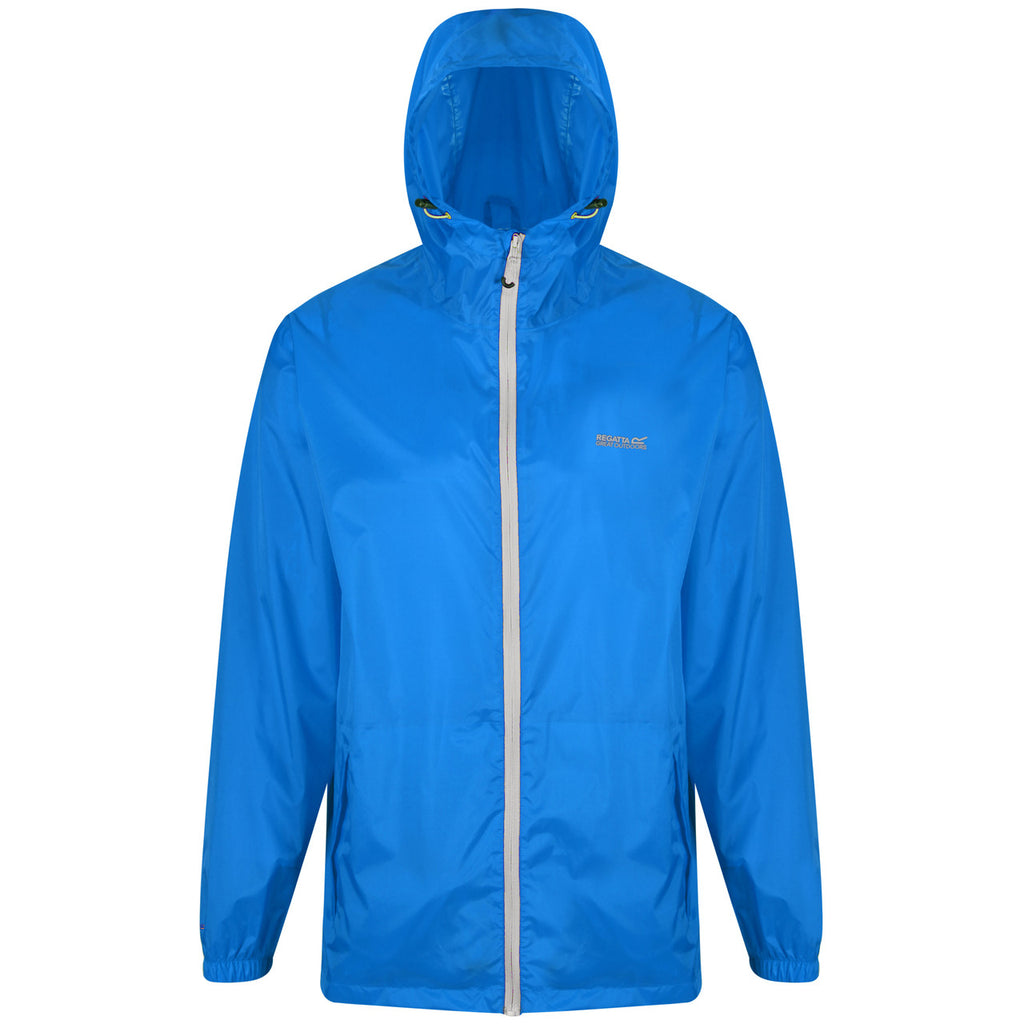 Regatta Men's Pack It Jacket Waterproof Rain Coat Oxford Blue