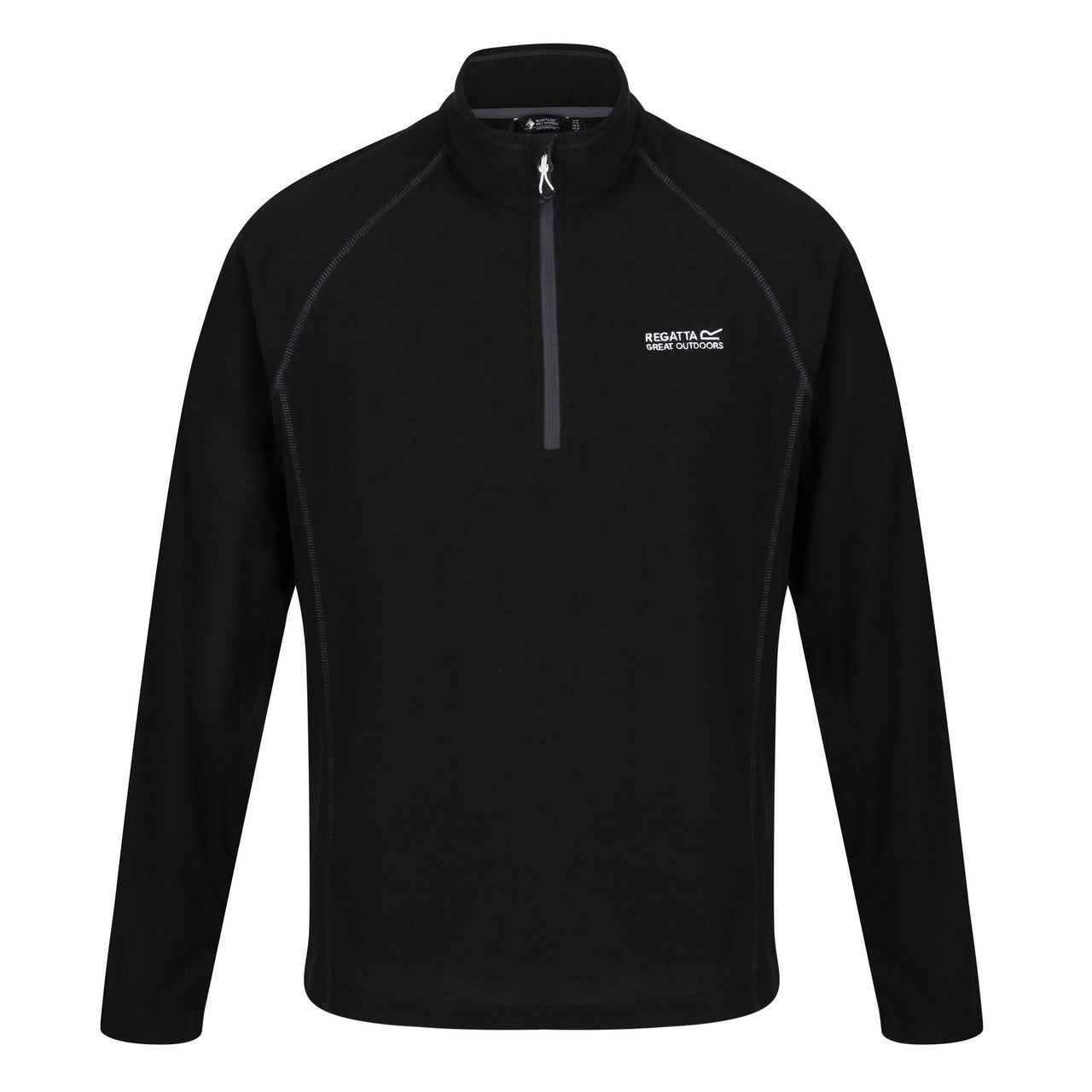 Regatta Men's Montes Lightweight Half Zip Fleece Black