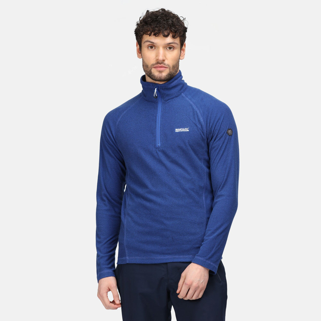 Regatta Men's Montes Lightweight Half Zip Fleece Surfspray Navy