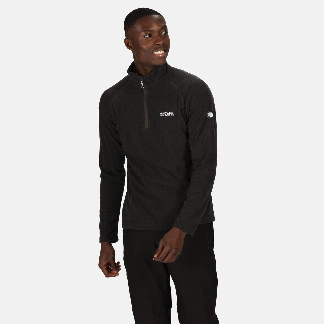 Regatta Men's Montes Lightweight Half Zip Fleece Ash