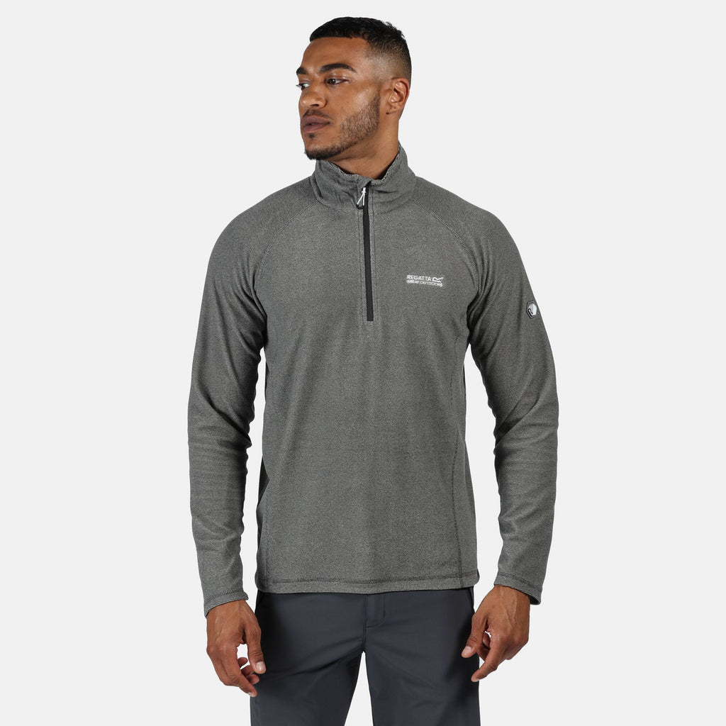 Regatta Men's Montes Lightweight Half Zip Fleece Light Steel