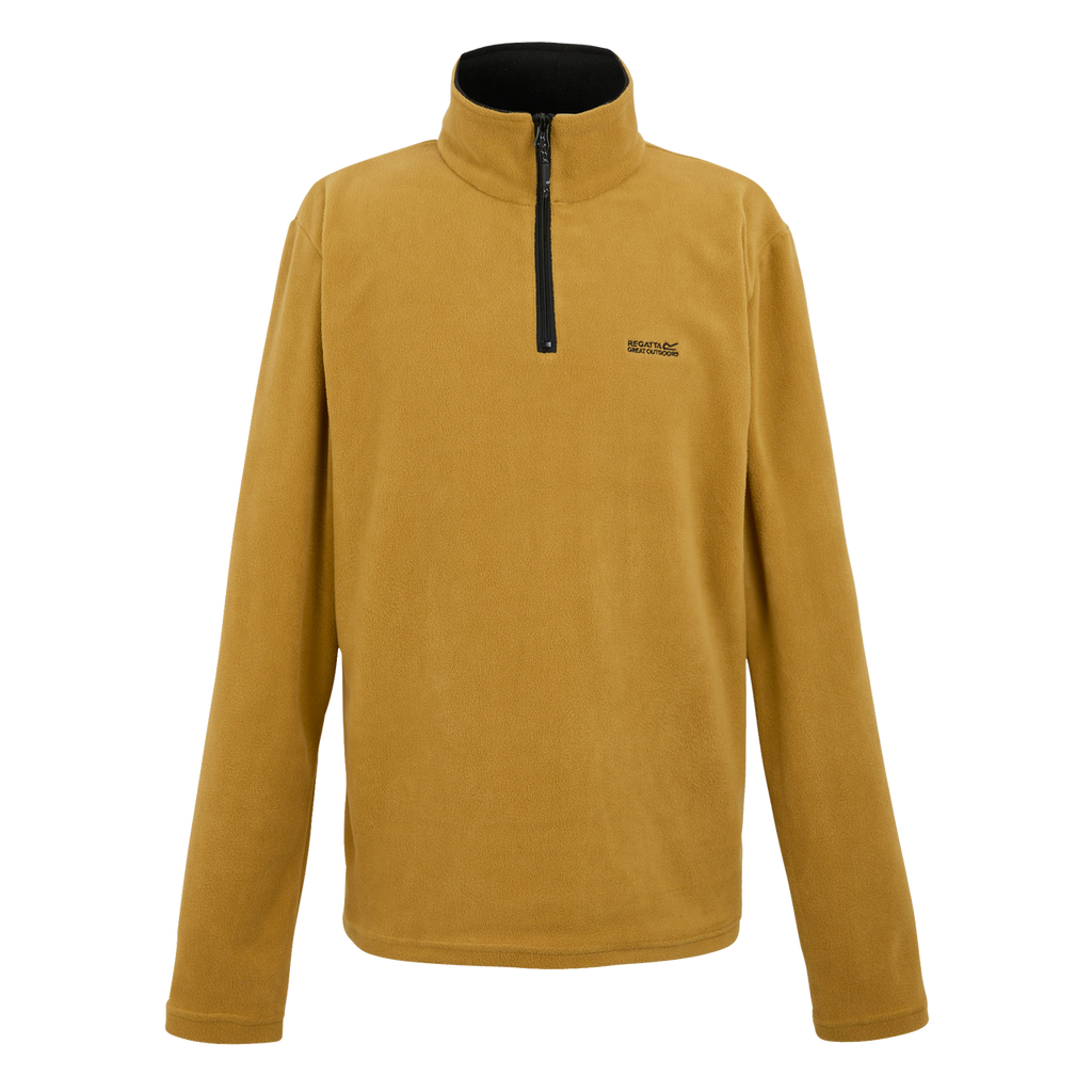 Regatta Men's Thompson Lightweight Half Zip Fleece Mustard