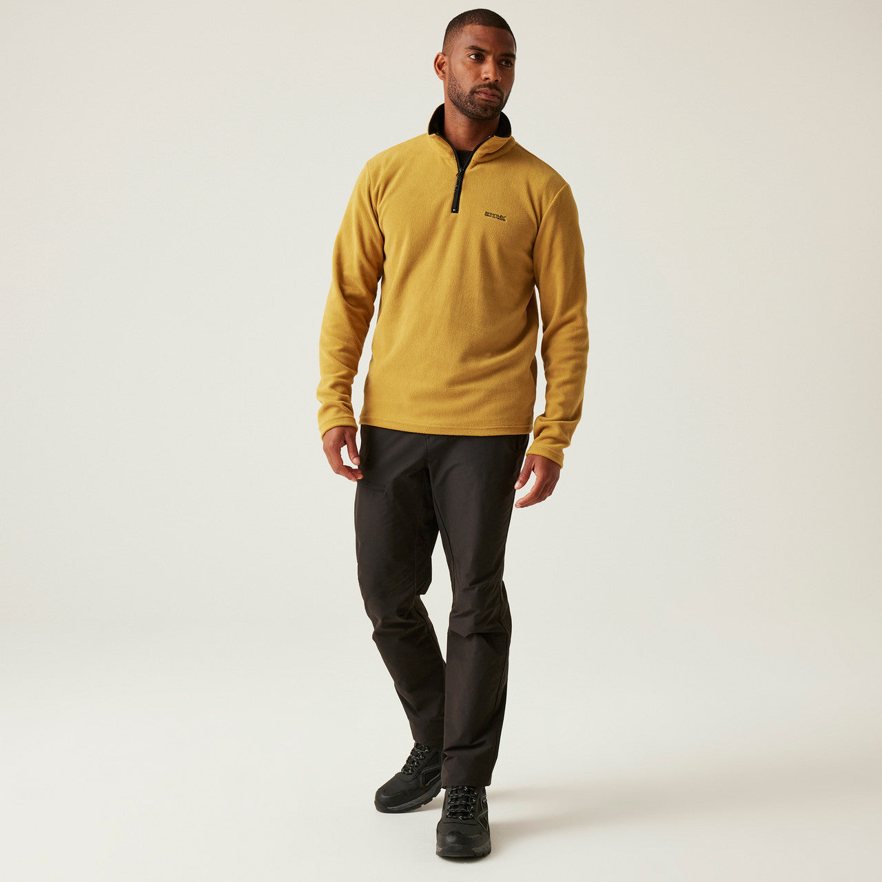 Regatta Men's Thompson Lightweight Half Zip Fleece Mustard