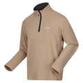 Regatta Men's Thompson Lightweight Half Zip Fleece Oat/Ash