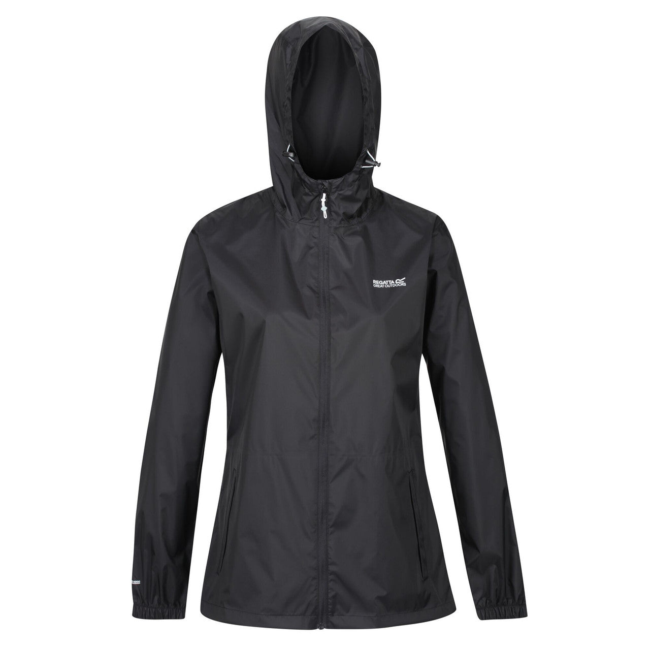 Regatta Women's Pack It Jacket Waterproof Rain Coat Black