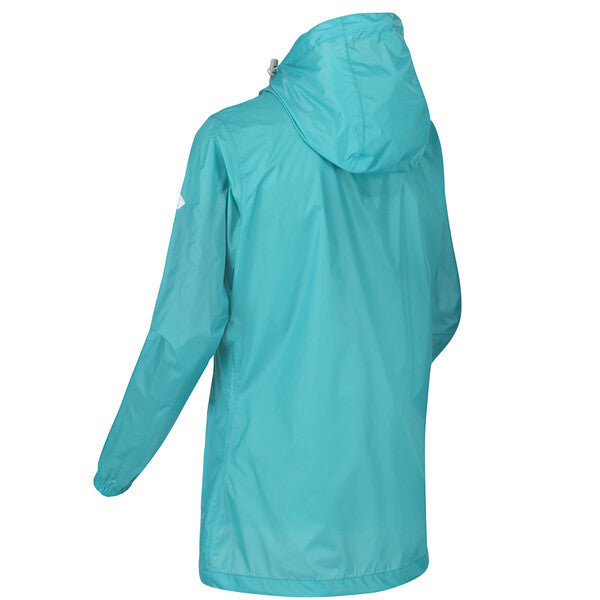 Regatta Women's Pack It Jacket Waterproof Rain Coat Turqouise