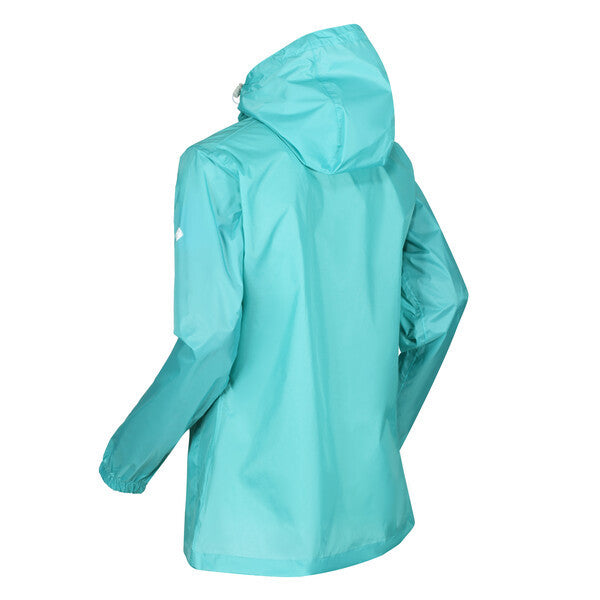 Regatta Women's Pack It Jacket Waterproof Rain Coat Turqouise