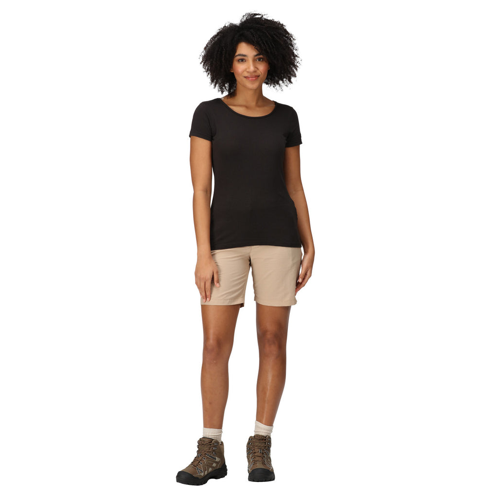 Regatta Women's Chaska Short II Mid Length Walking Shorts Moccasin