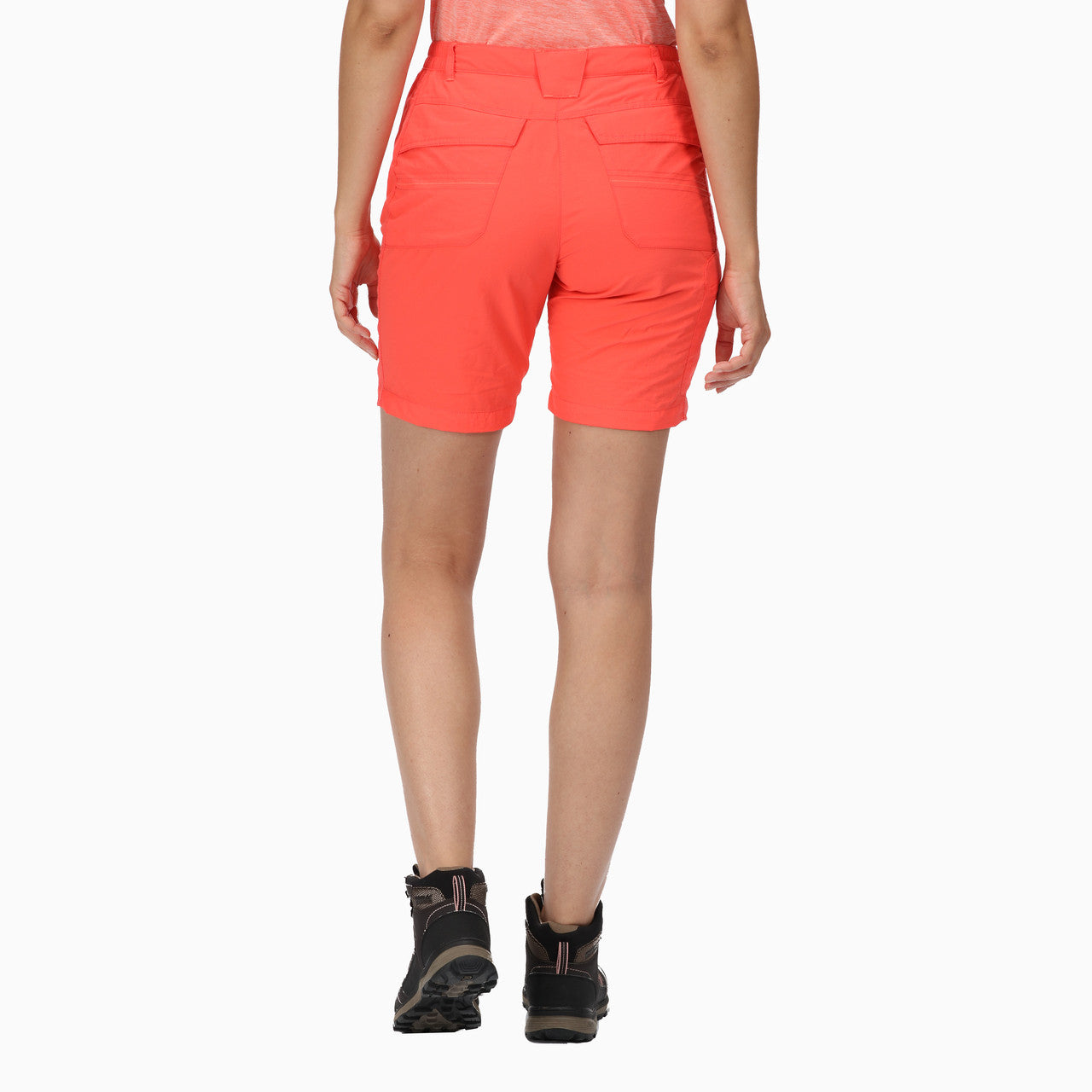 Regatta Women's Chaska Short II Mid Length Walking Shorts Neon Peach