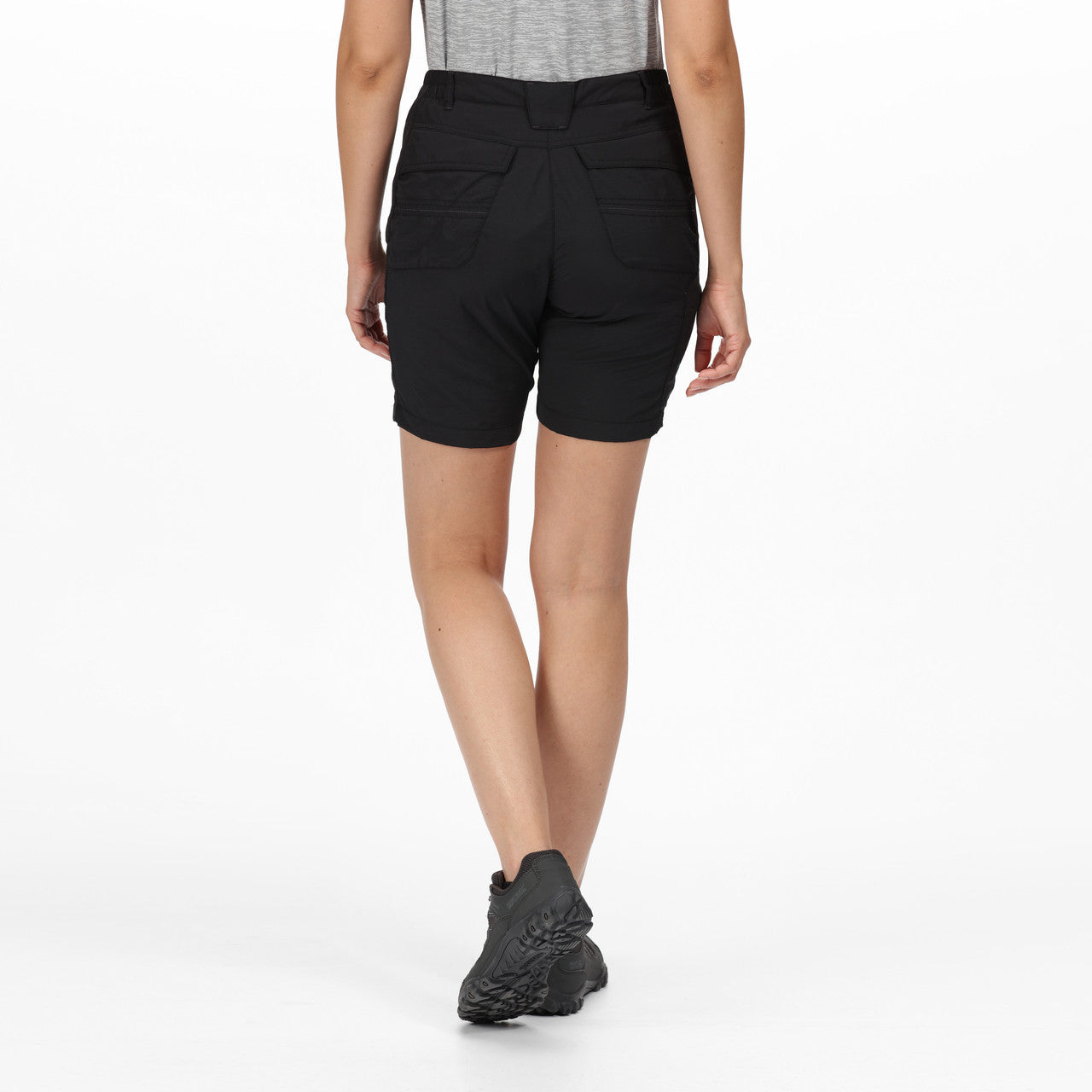 Regatta Women's Chaska Short II Mid Length Walking Shorts Black