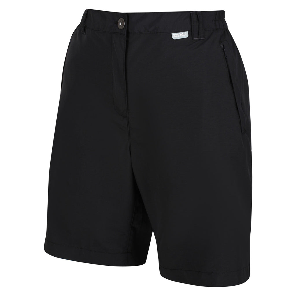 Regatta Women's Chaska Short II Mid Length Walking Shorts Black
