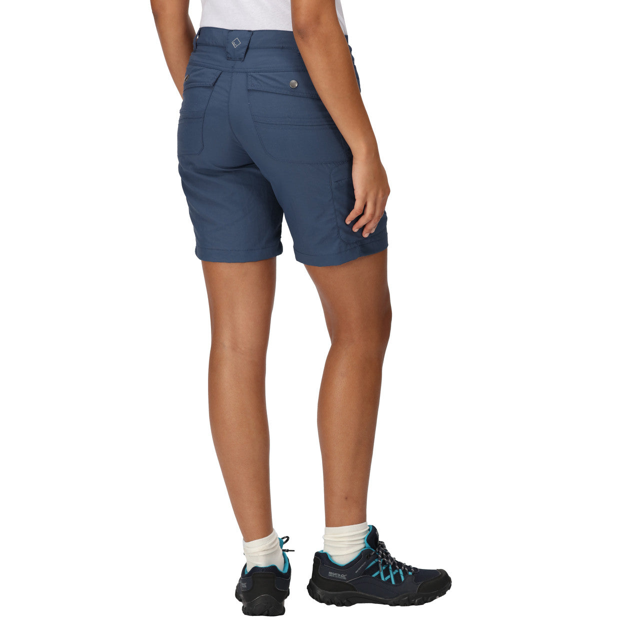 Regatta Women's Chaska Short II Mid Length Walking Shorts Dark Denim