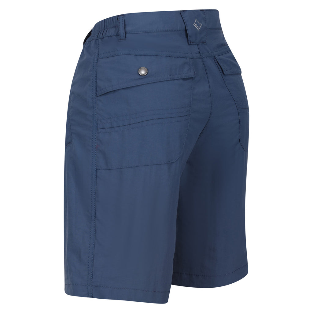 Regatta Women's Chaska Short II Mid Length Walking Shorts Dark Denim