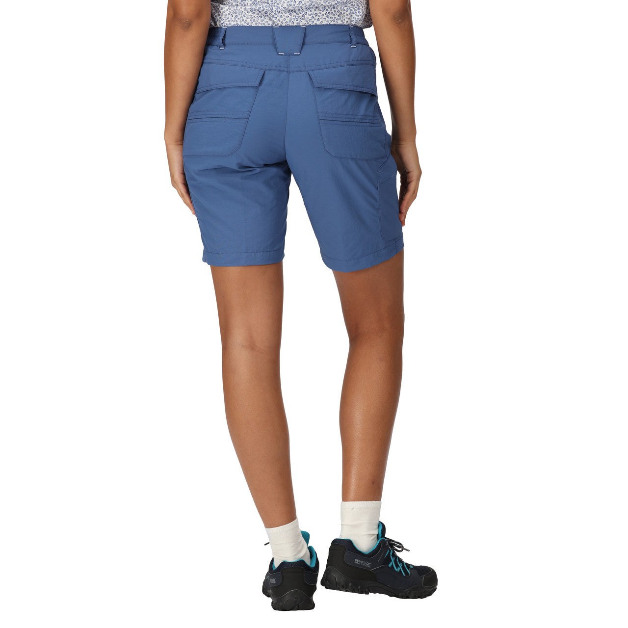 Regatta Women's Chaska Short II Mid Length Walking Shorts Dusty Denim