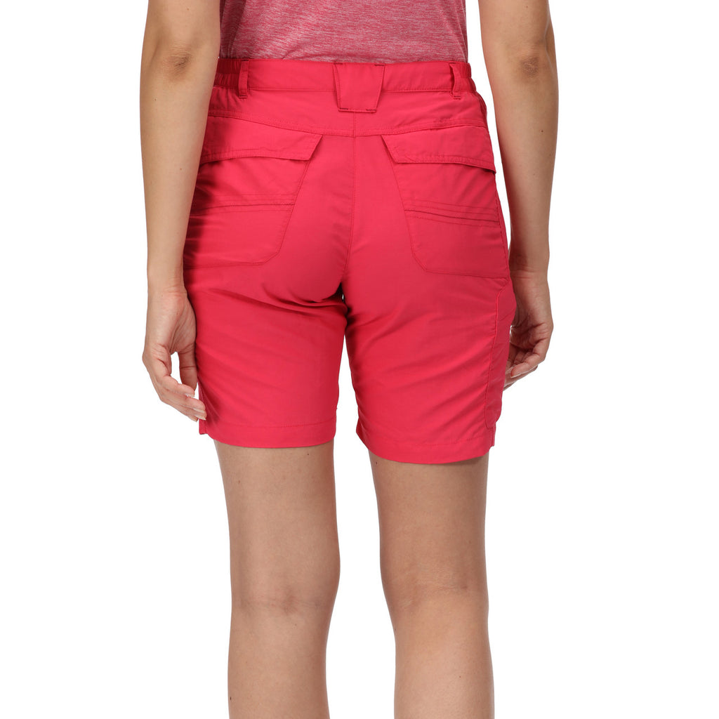 Regatta Women's Chaska Short II Mid Length Walking Shorts Rethink Pink