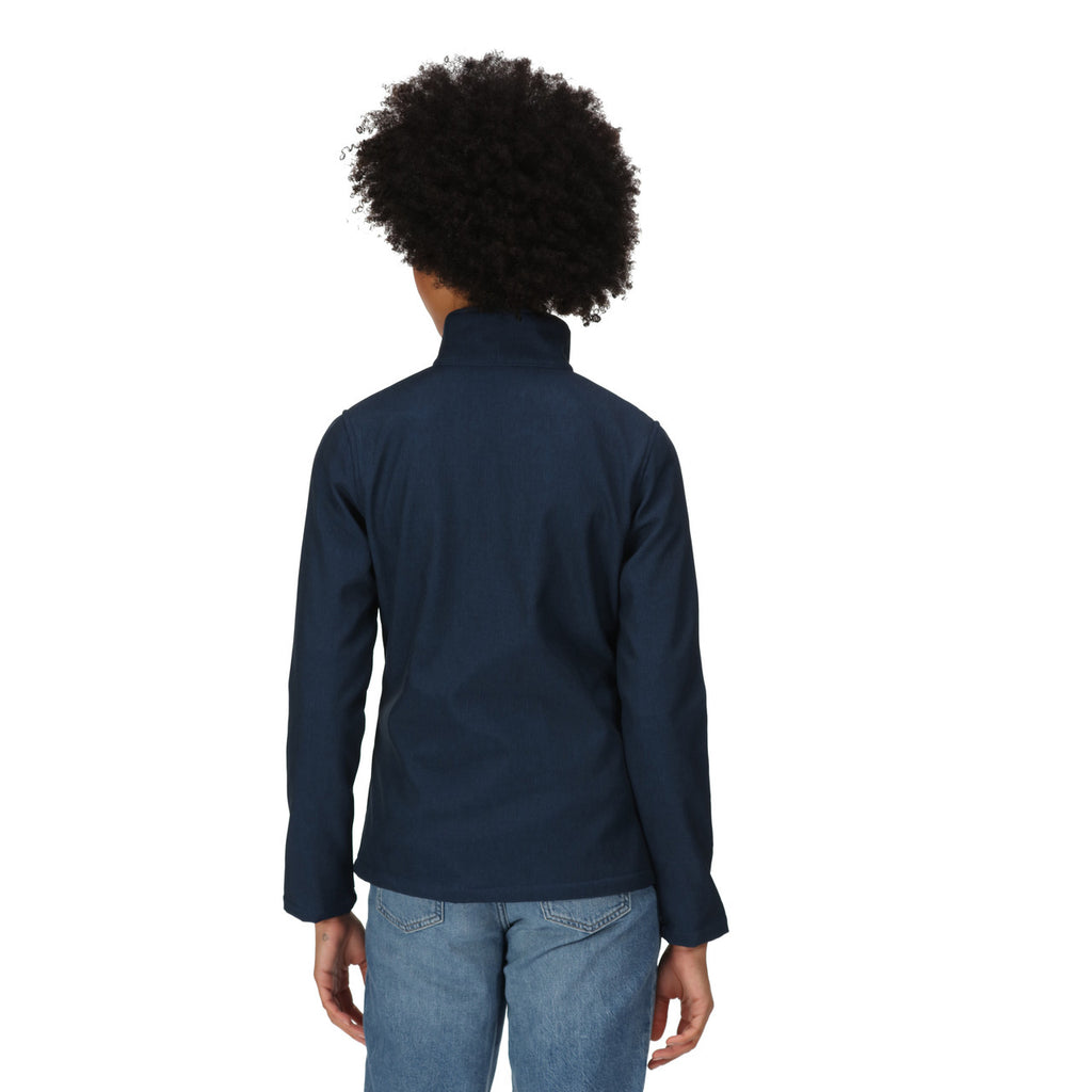 Regatta Womens Connie V Softshell Jacket Navy Marble