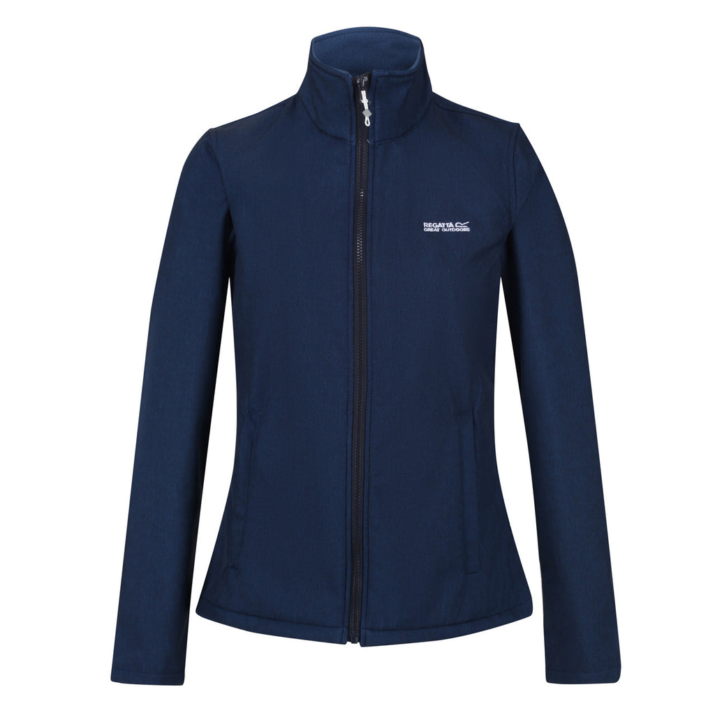 Regatta Womens Connie V Softshell Jacket Navy Marble