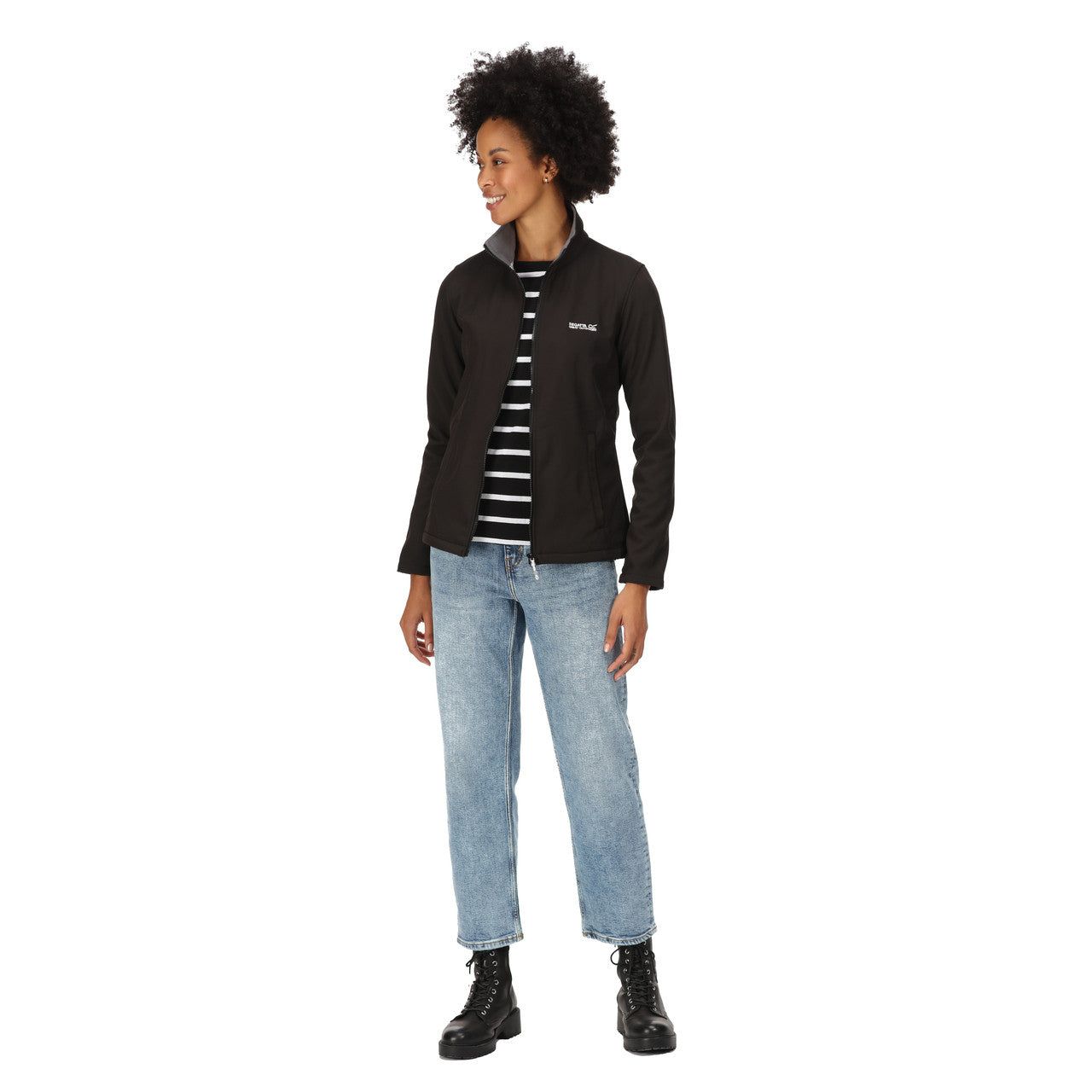 Regatta Womens Connie V Softshell Jacket Black