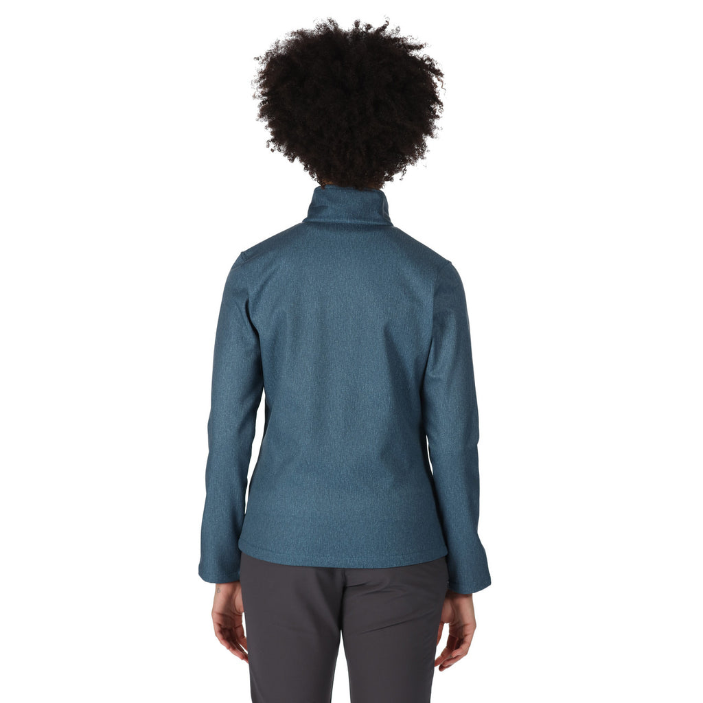 Regatta Womens Connie V Softshell Jacket Reflective Lake Marble