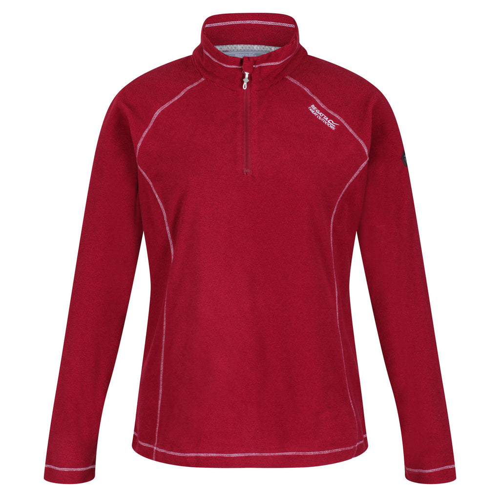 Regatta Womens Montes Beetroot Half Zip Fleece