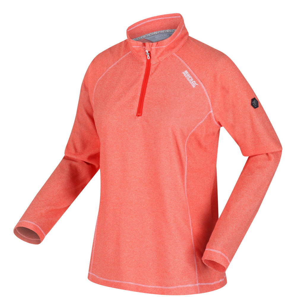 Womens Regatta Montes Light Weight Micro Fleece Half Zip Quick Dry Top 8-20