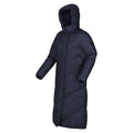 Regatta Women Longley Coat Longline Insulated Padded Jacket Navy