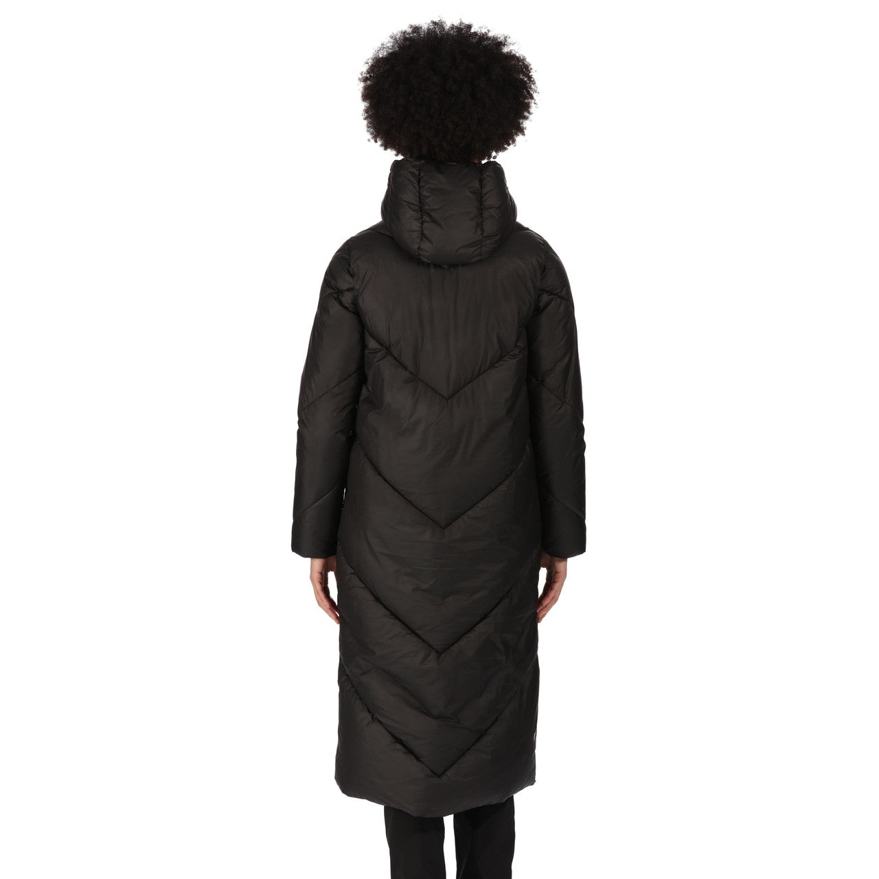 Regatta Women Longley Coat Longline Insulated Padded Jacket Black
