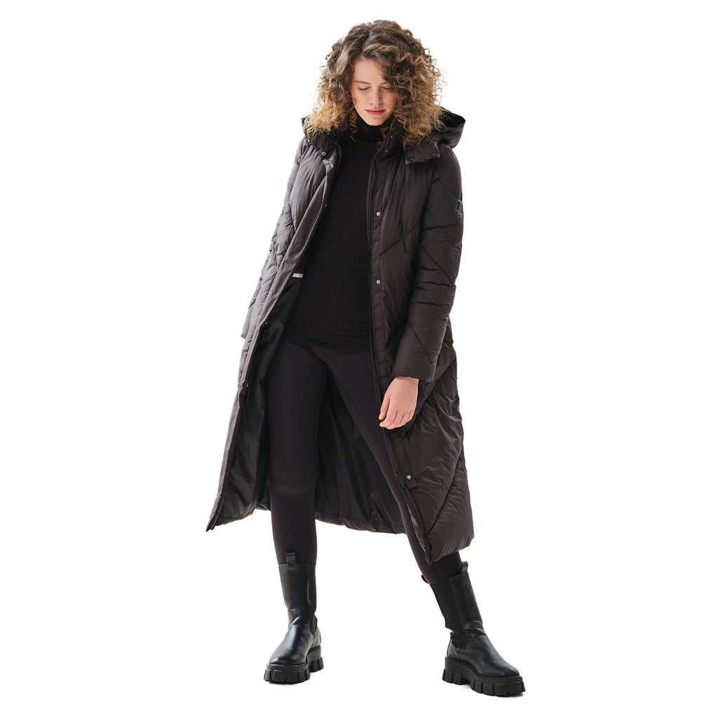 Regatta Women Longley Coat Longline Insulated Padded Jacket Black