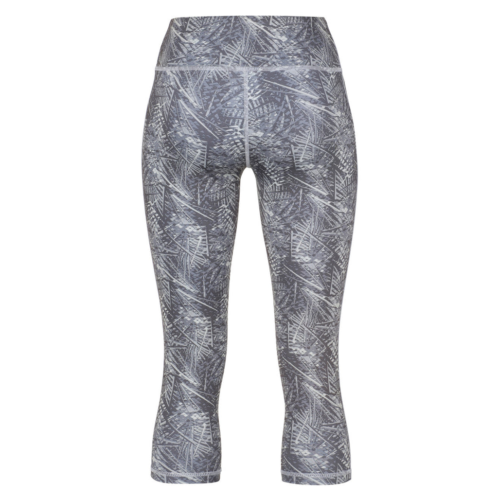 Regatta Pincha Womens 3/4 Leggings Sport Wear High Waist Rock Grey