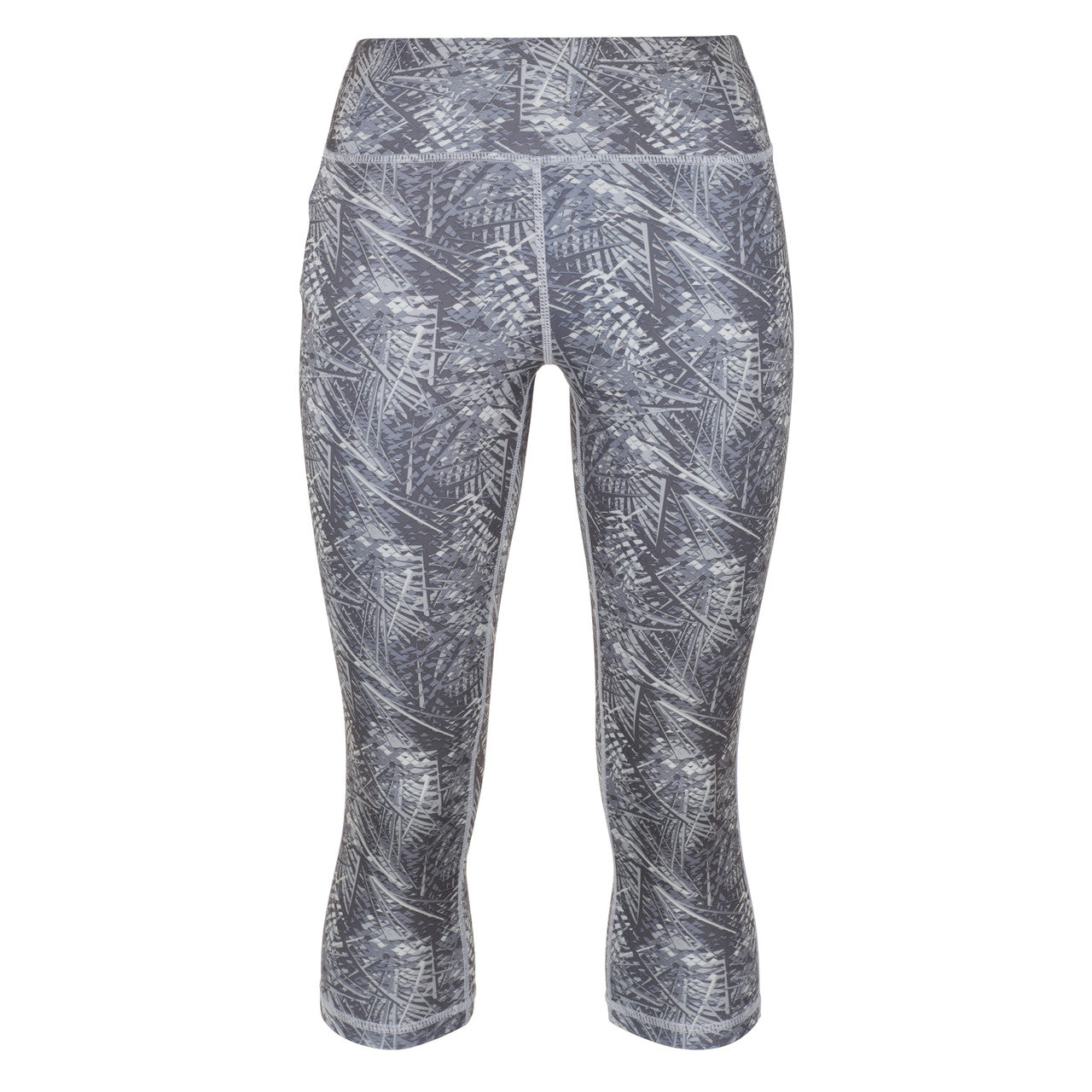 Regatta Pincha Womens 3/4 Leggings Sport Wear High Waist Rock Grey