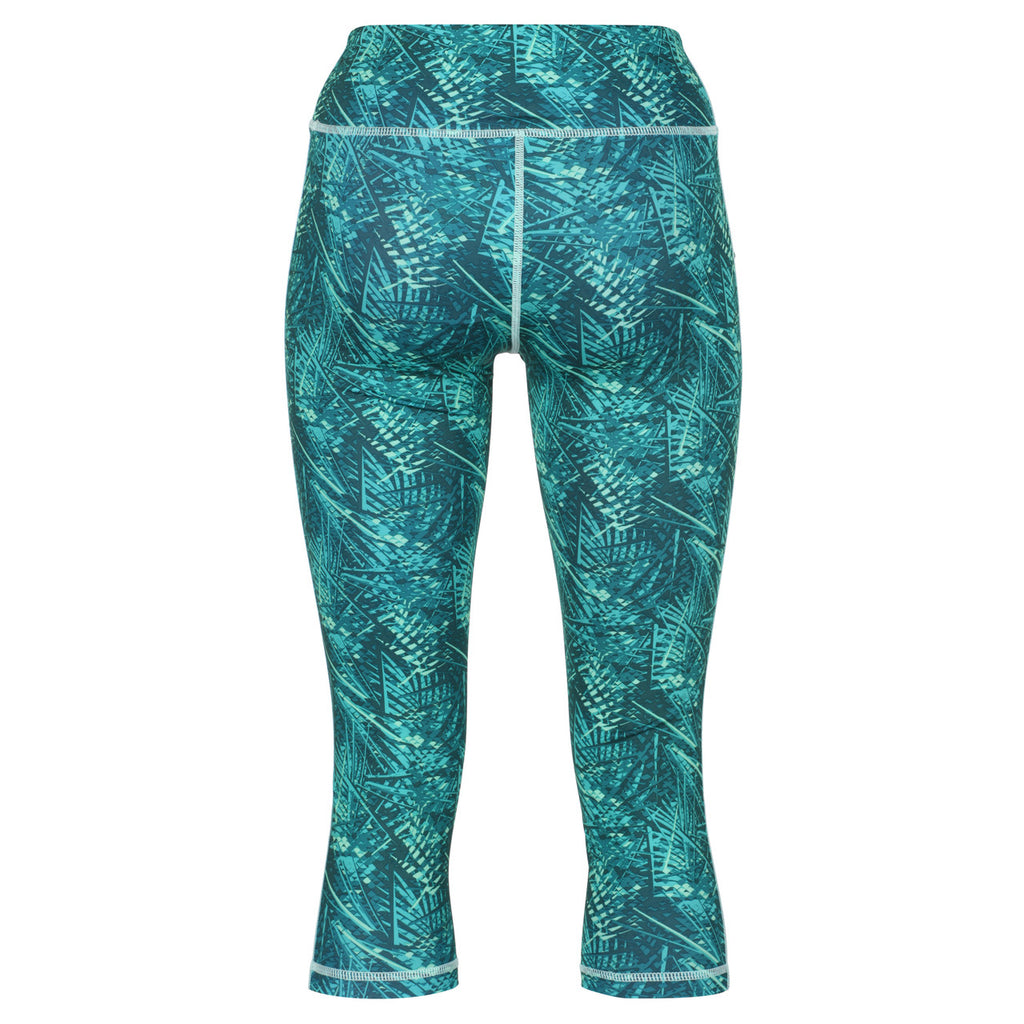 Regatta Pincha Womens 3/4 Leggings Sport Wear High Waist  Ceramic Print