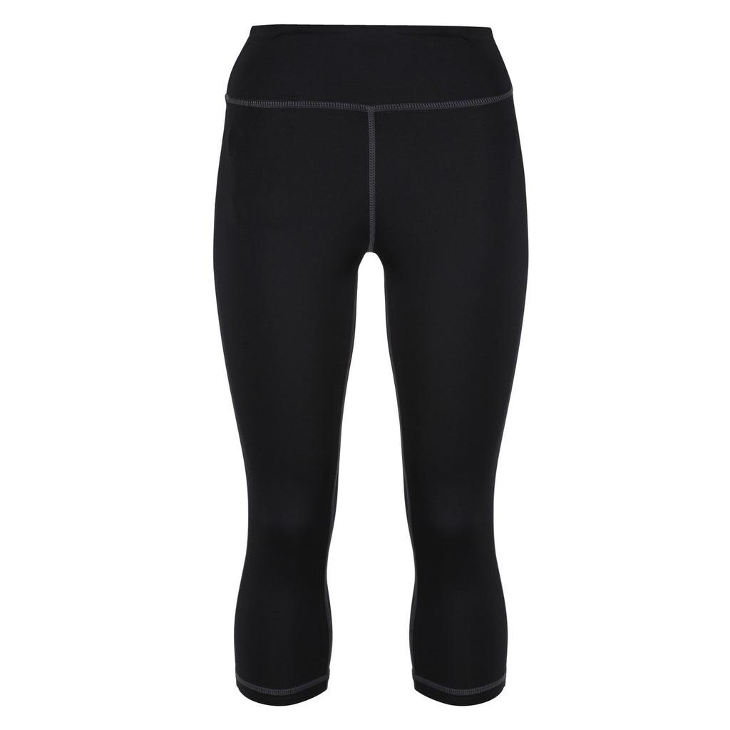 Regatta Pincha Womens 3/4 Leggings Sport Wear High Waist Black