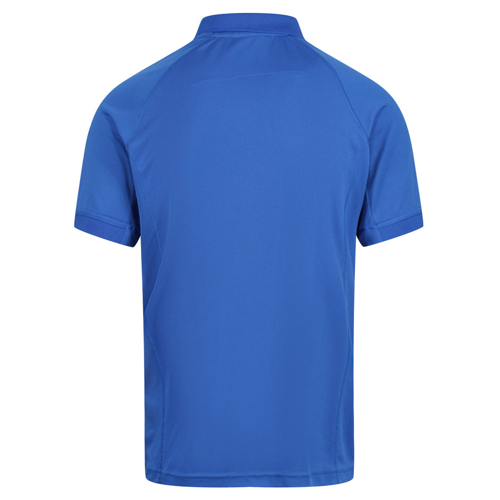 Regatta Mens Breathable Polo T Shirt Cool Dry Sports Wicking Quick Dry Coolweave Oxford Blue