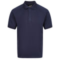 Regatta Mens Breathable Polo T Shirt Cool Dry Sports Wicking Quick Dry Coolweave Navy